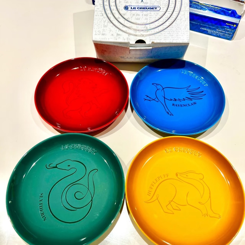 Le Creuset Harry Potter Plates Set of 4